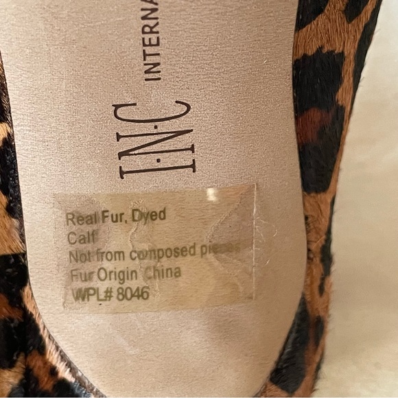 Inc Leopard print pointed toe heels - Picture 11 of 11